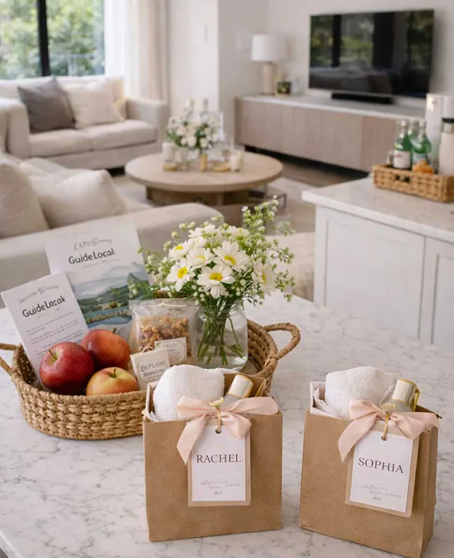 Curated Getaway — a styled welcome in a getaway home